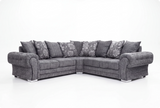Malmo Grey Fabric Corner Sofa