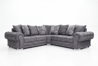 Malmo Grey Fabric Corner Sofa