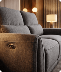 Manchester Charcoal Fabric Electric