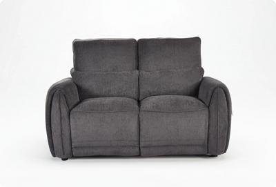 Manchester Charcoal Fabric Electric Recliner 2 Seater Sofa