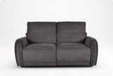Manchester Charcoal Fabric Electric Recliner 3 Seater