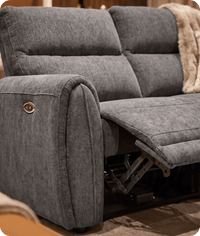 Manchester Charcoal Electric Recliner 3 Seater Sofa