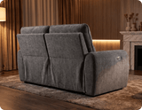 Manchester Charcoal Fabric 3 Seater