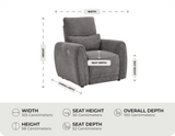 Manchester Charcoal Armchair