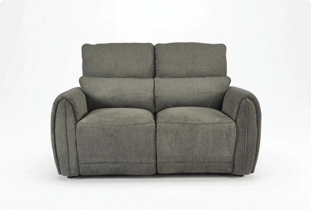 Manchester Fabric Moss Green Electric Recliner 2 Seater Sofa