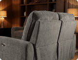 Manchester Fabric Moss Green Electric Recliner 2 Seater
