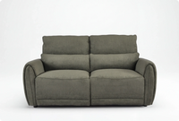 Manchester Fabric Moss Green Electric Recliner 3 Seater Sofa