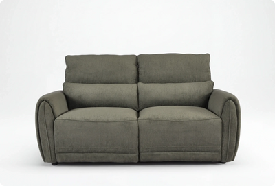 Manchester Fabric Moss Green Electric Recliner 3 Seater Sofa