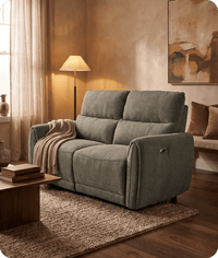 Manchester Fabric Moss Green Electric Recliner 3