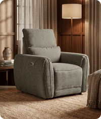 Manchester Fabric Moss Green Electric Recliner