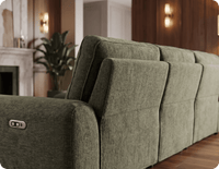 Manchester Fabric Moss Green Electric