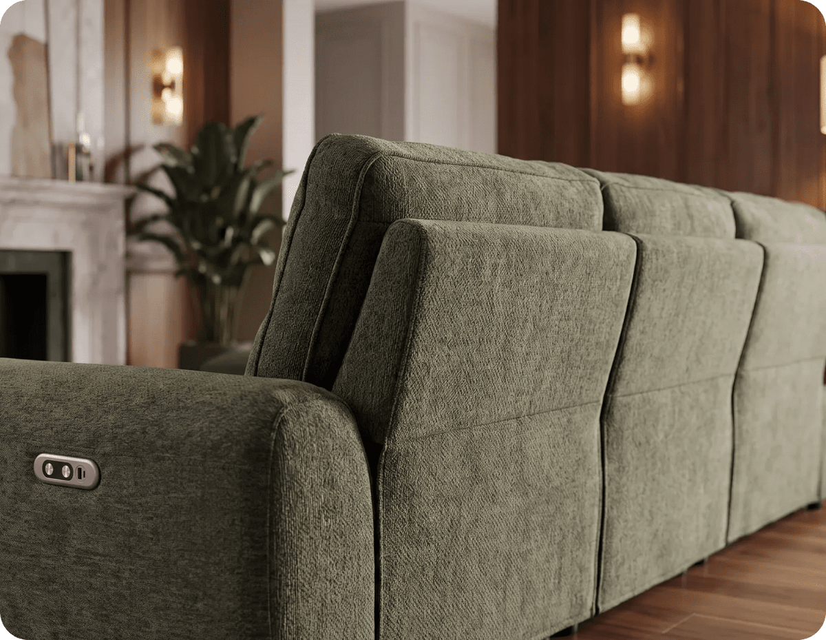 Manchester Fabric Moss Green Electric
