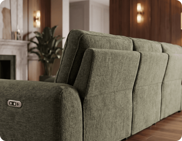 Manchester Fabric Moss Green Electric