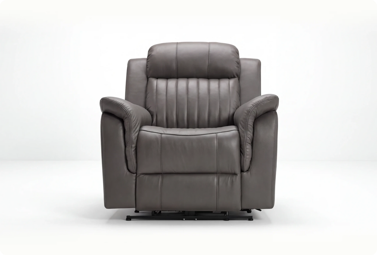 Martini Genuine Leather Grey Electric Power