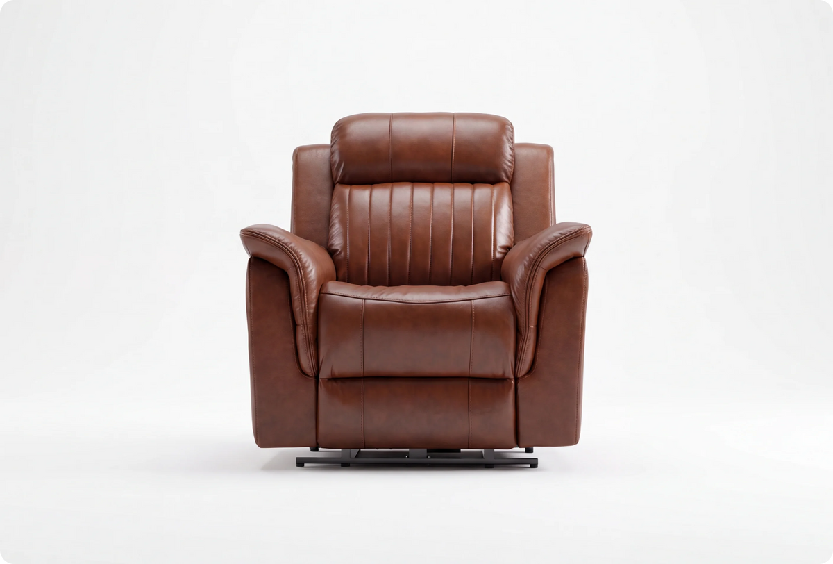 Martini Genuine Leather Tan Electric