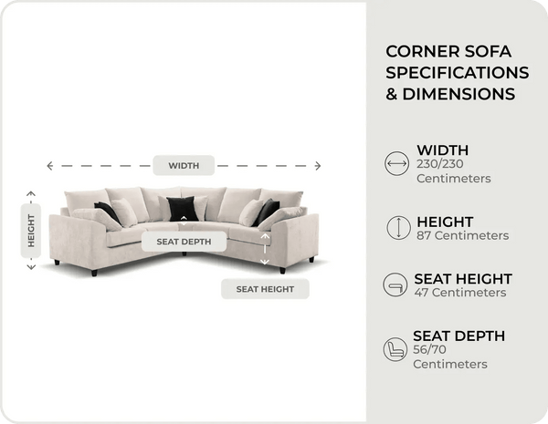 Euphoria Light Grey Corner 2r2