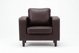 Nova Brown Leather Armchair