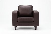Nova Brown Leather Armchair