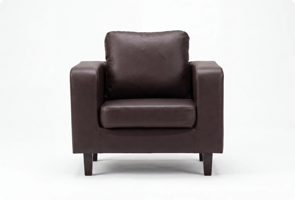 Nova Brown Leather Armchair