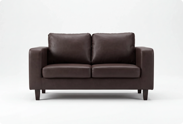 Novafaux-brown-2-seater-sofa