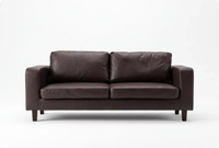 Novafaux-brown-3-seater-sofa