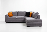 Orka Sofa Grey Fabric Right Hand Corner Sofa