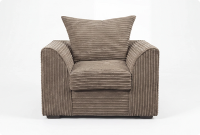 Oxford Caramel Fabric Armchair
