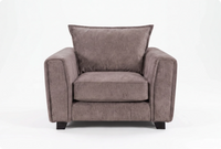 Richmond Fabric Armchair Chocolate