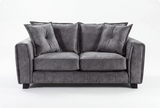 Richmond Grey Fabric 2 Seater Sofa