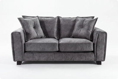 Richmond Grey Fabric 2 Seater Sofa
