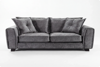 Richmond Grey Fabric 3 seater Sofa