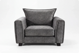 Richmond Grey Fabric Armchair