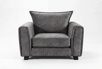 Richmond Grey Fabric Armchair