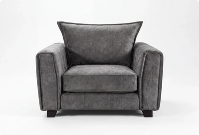 Richmond Grey Fabric Armchair