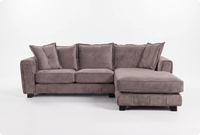 Richmond Right Hand Fabric - Chocolate