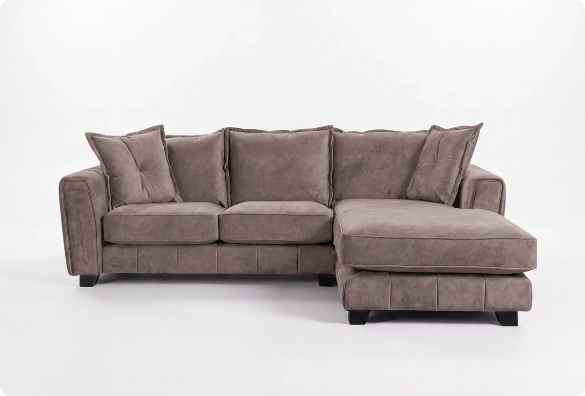 Richmond Right Hand Fabric - Chocolate