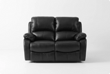Serano Black Leather Manual Recliner 2