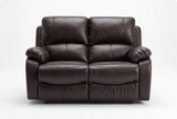 Serano Brown Leather Manual Recliner 2