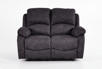 Serano Grey Fabric Electric Recliner 2 Seater Sofa