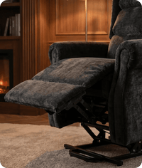 Cambridge Black Fabric Rise & Recline Mobility Chair