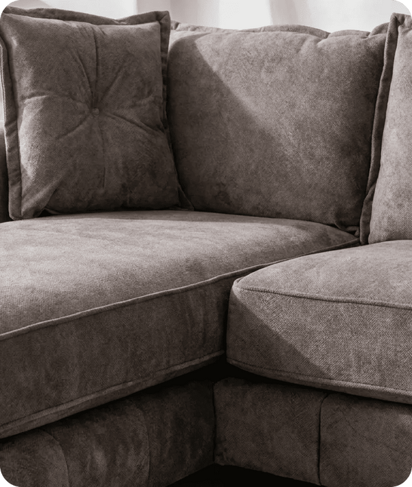 richmond-brown-fabric-left-hand-corner-sofa-side-view