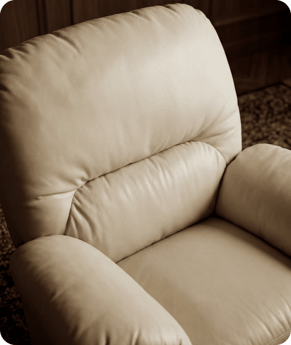 Florence Cream Leather Armchair