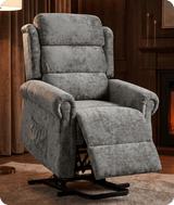 Cambridge Grey Fabric Rise & Recline Mobility Chair