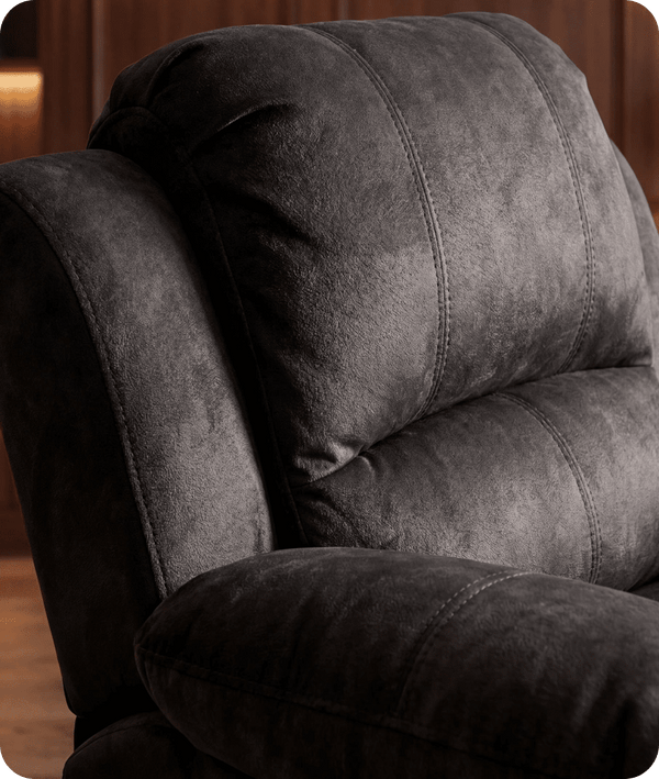 Veloura Charcoal Fabric Armchair