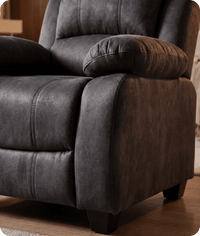 Veloura Charcoal Fabric Armchair