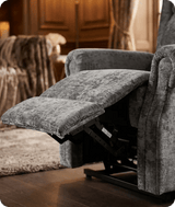 Cambridge Grey Fabric Rise & Recline Mobility Chair