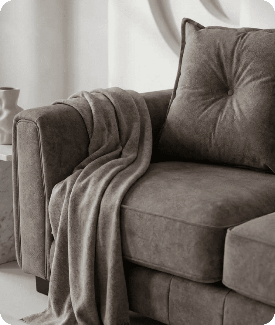 richmond-brown-fabric-3-seater-sofa-close-up-detail
