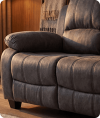 Veloura Charcoal Fabric 2 Seater Sofa