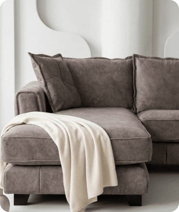 richmond-brown-fabric-left-hand-corner-sofa-close-up-detail