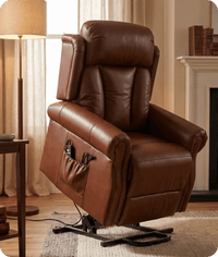 hunson-tan-leather-rise-and-recline-chair-in-a-uk-living-room